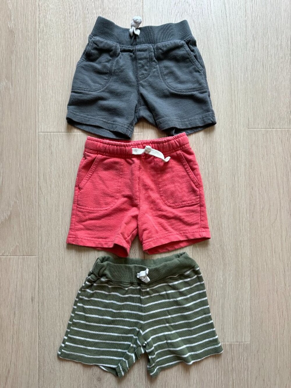 3 Piece Bundle of Baby Boy Shorts 18M